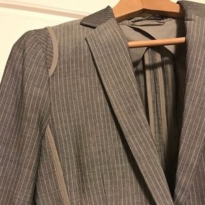 Capital Tailors Grey Pinstripe Pantsuit
